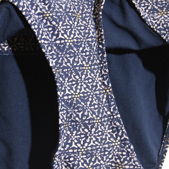 Bond-Eye Australia Nip Tuck Bikini Set Swimsuit Gold Foil Blue Size 6 D/DD - Picture 10 of 14